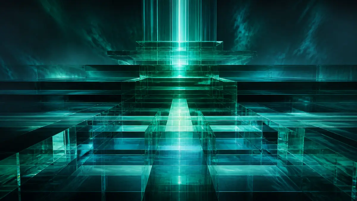 Saudi executive meeting reviewing a decision-rights framework between human authority and AI recommendations