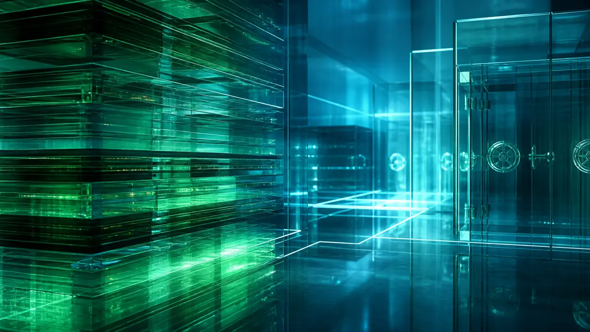 Financial auditor reviewing an AI decision trail within a Saudi enterprise financial report